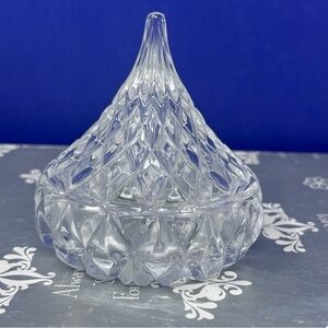 Shannon Crystal Ireland Hershey Kiss Shaped Trinket Dish